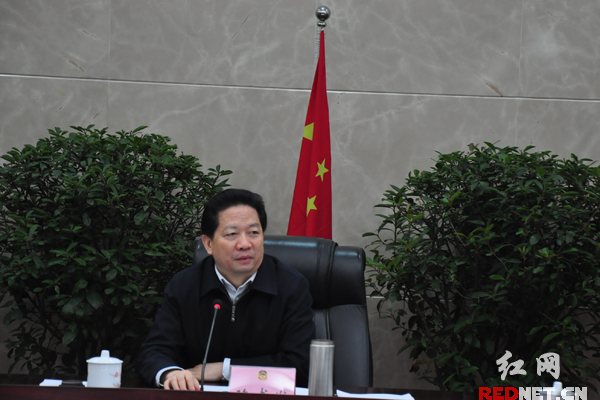 28日，十一届湖南省政协第12次主席会在长沙召开，湖南省政协主席、党组书记陈求发主持。