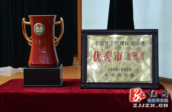 巩固长安杯，构建长效机制，深化平安张家界建设工作会议召开