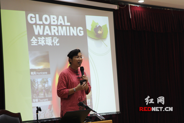 马来西亚环保专家温秀枝长沙公益讲座。