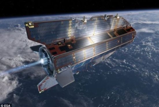 GOCE卫星在2009年发射升空，科学家试图通过该卫星了解地球重力场的分布情况