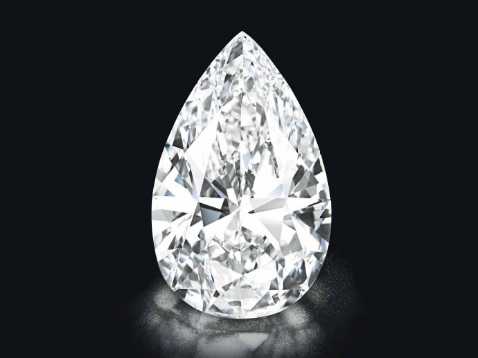 美国宝石学院评鉴这颗钻石的颜色为“D”级,它的纯净度也达到了最高级别。