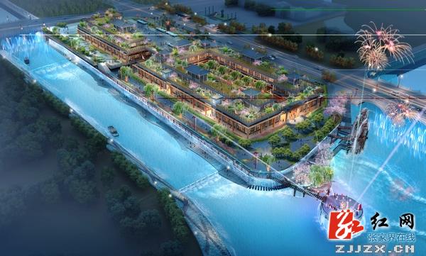 张家界魅力湘西游客中心火热建设中  总投资2.5亿元
