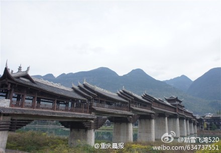亚洲第一风雨廊桥失火被烧毁