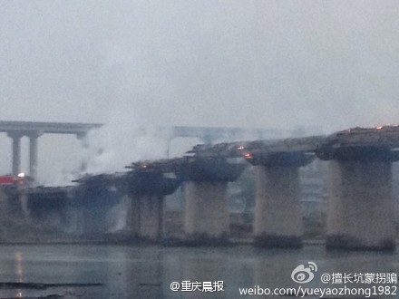 亚洲第一风雨廊桥失火被烧毁