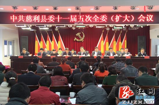 中国共产党慈利县第十一届委员会第五次全委（扩大）会议召开
