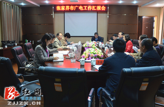 杨金鸢到张家界市指导广电工作