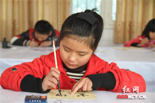 绥宁县举行中小学生现场写字比赛142人参加