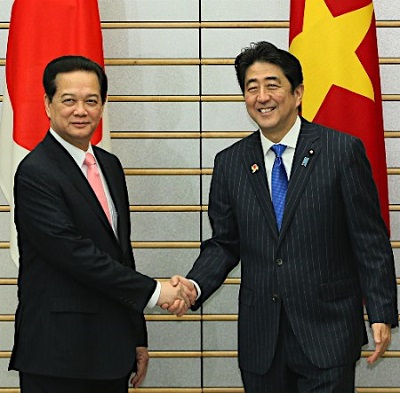 日本将向越南提供巡逻船再承诺960亿日元贷款