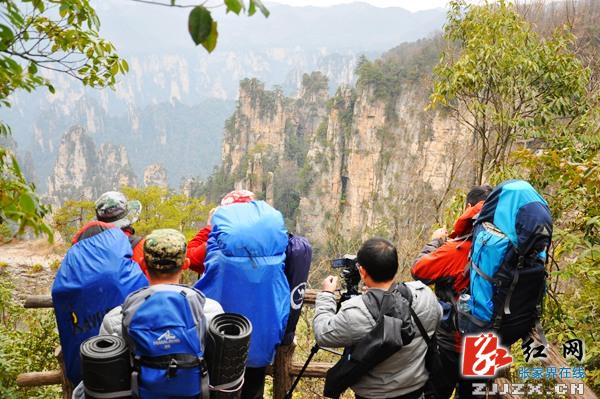 张家界核心景区迎来“世界遗产免费开放周”客流小高峰