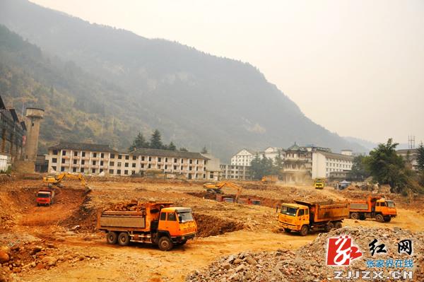 张家界武陵源游客服务中心建设顺利  明年“十一”拟投入使用