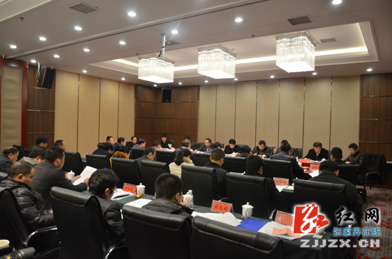 杨光荣调研桑植县经济社会发展情况