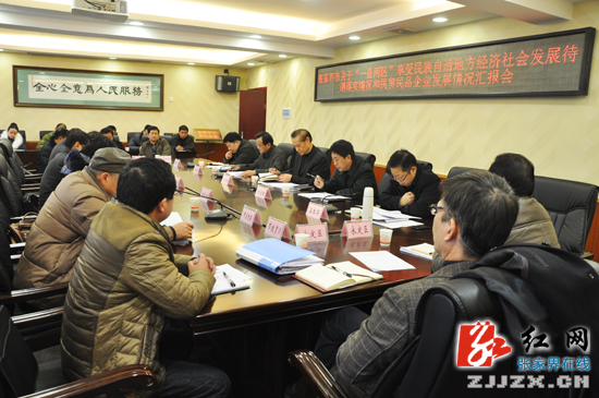 省人大常委会调研组来张家界调研