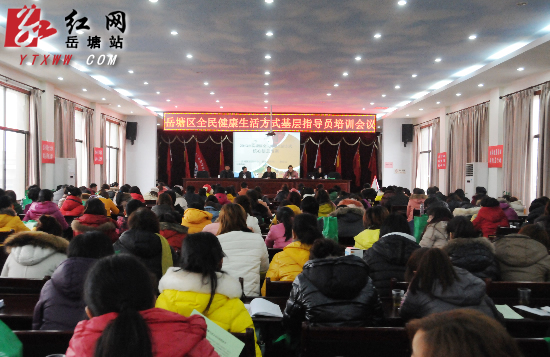 传递健康 岳塘区208名健康生活方式指导员接受培训