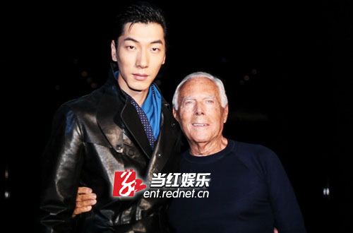 张亮与Armani先生