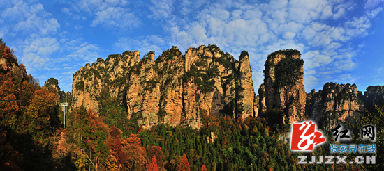 张家界新发现 绝美峰墙杨家界揭开神秘面纱（组图）