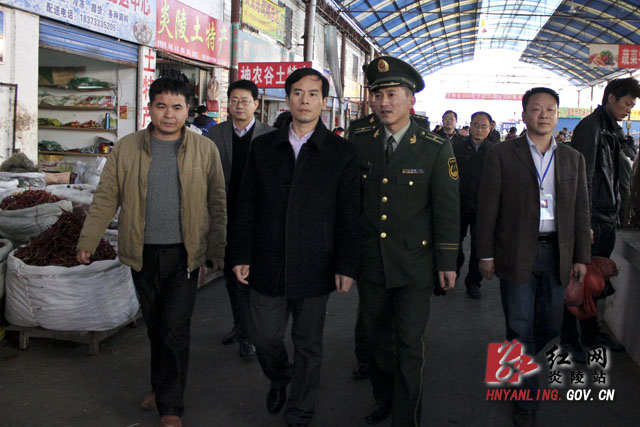 炎陵县长刘正平督查森林防火和安全生产工作