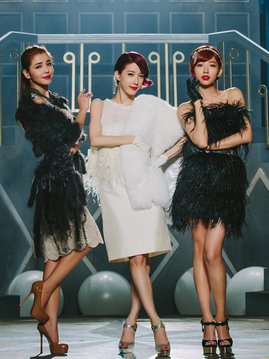 Dream Girls由左及右：李毓芬、宋米秦、郭雪芙