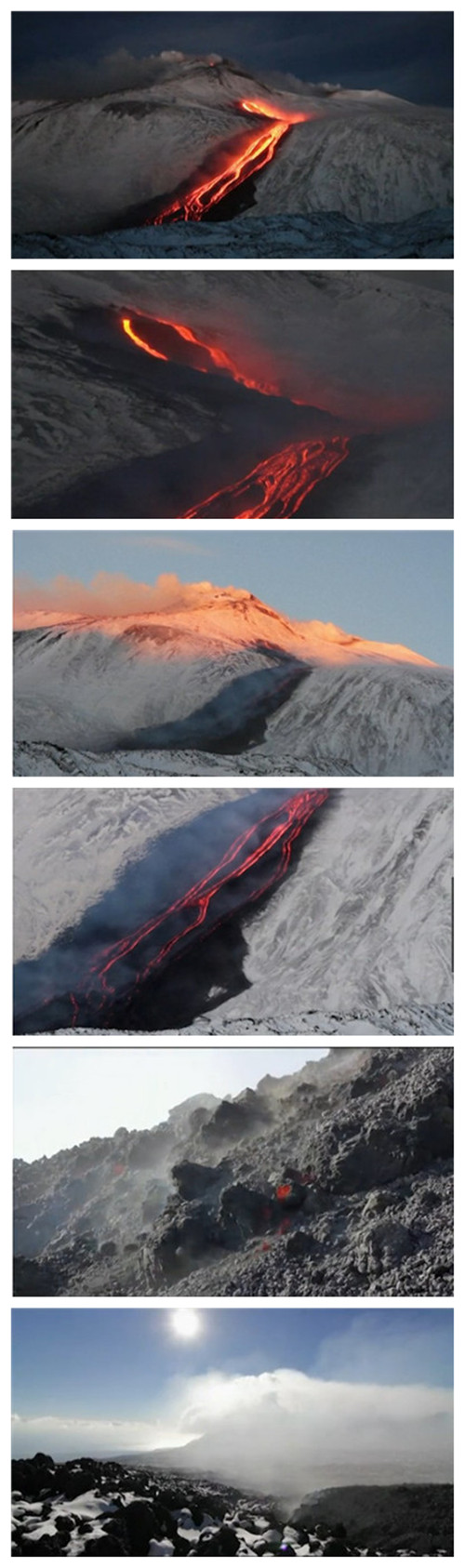 [视频]意大利埃特纳火山再次喷发 熔岩迸发