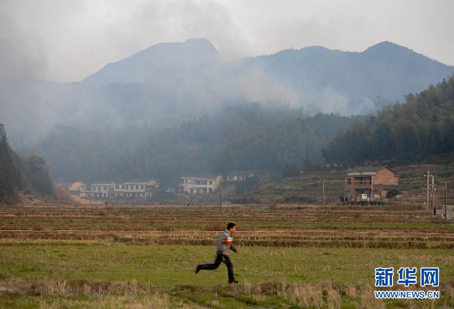 湘乡春节期间山火频发