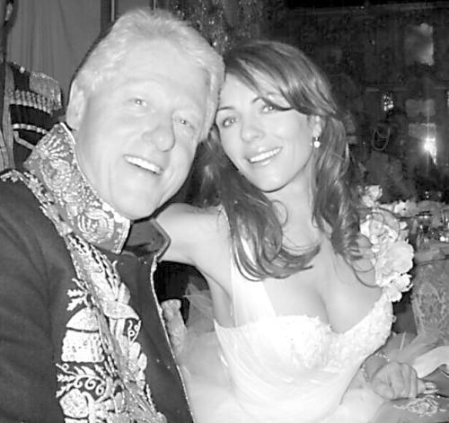 英国女星一天内改口否认与克林顿偷情(图)