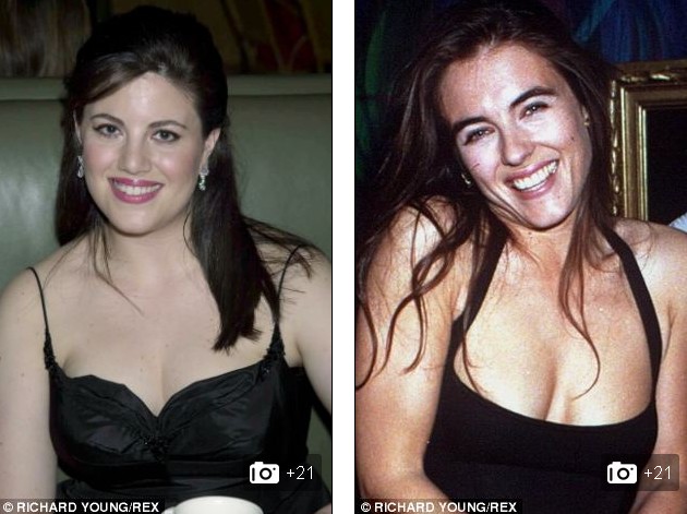 “克林顿女郎”有共性!英媒对比新旧绯闻主角(组图)