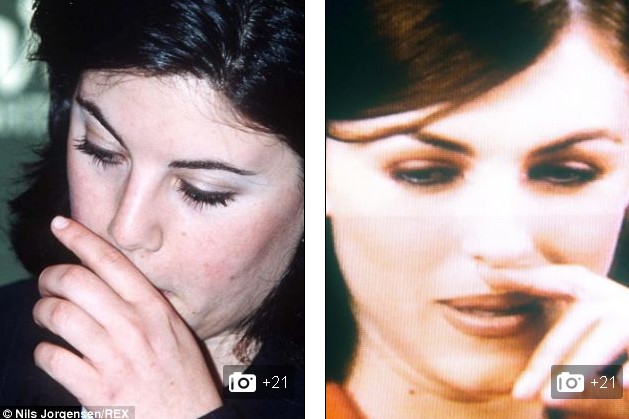 “克林顿女郎”有共性!英媒对比新旧绯闻主角(组图)