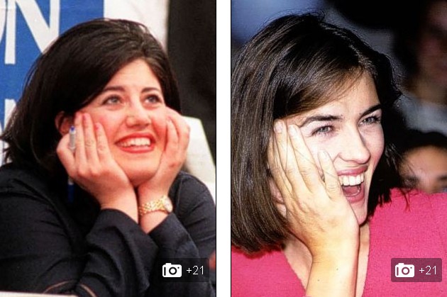 “克林顿女郎”有共性!英媒对比新旧绯闻主角(组图)