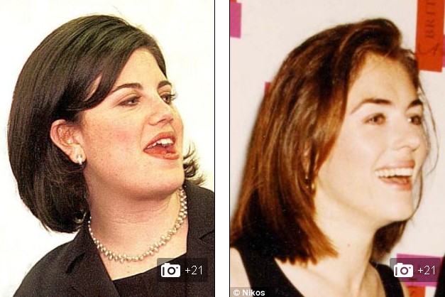 “克林顿女郎”有共性!英媒对比新旧绯闻主角(组图)