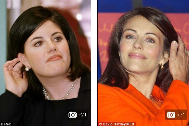 “克林顿女郎”有共性!英媒对比新旧绯闻主角(组图)