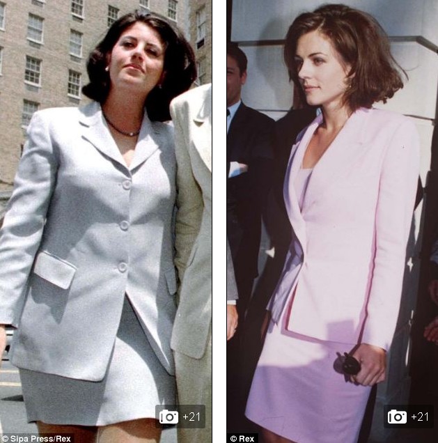 “克林顿女郎”有共性!英媒对比新旧绯闻主角(组图)