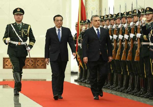 [视频]李克强举行仪式欢迎匈牙利总理欧尔班访