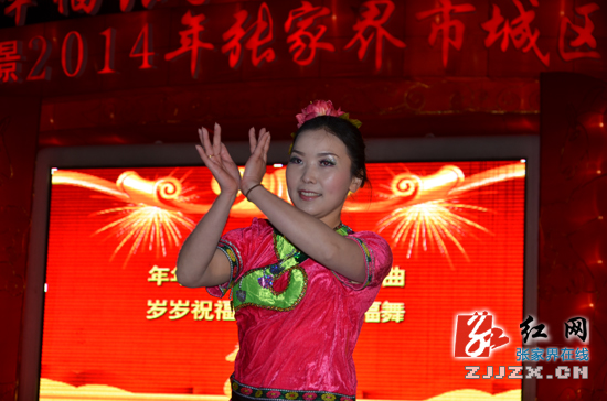 “中国梦.百花迎春”张家界市文联庆元宵晚会激情上演