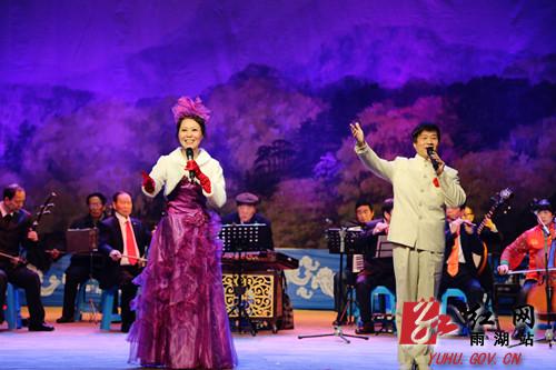 湘潭雨湖区春节文化惠民活动 民间剧团演出专