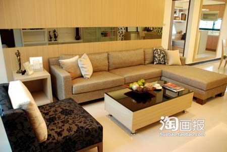 简约时尚 美女9万打造72平温馨美宅