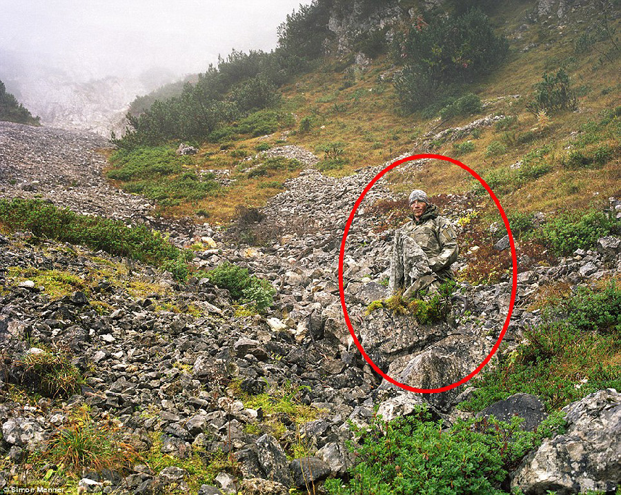 德国军队狙击手藏身术：与自然融为一体