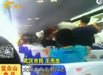 [视频]实拍中国游客泰国航班上互殴