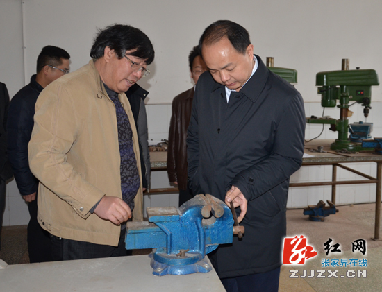 省财政厅厅长郑建新来张家界市调研