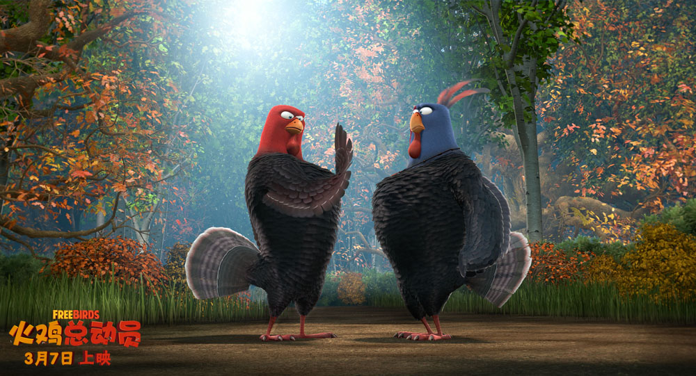 《火鸡总动员》将映 萌鸡快闪路人被萌翻(图)