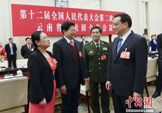 李克强参加云南团审议:让人民群众有安全感安宁感