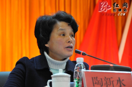 岳塘区召开党的群众路线教育实践活动动员大会