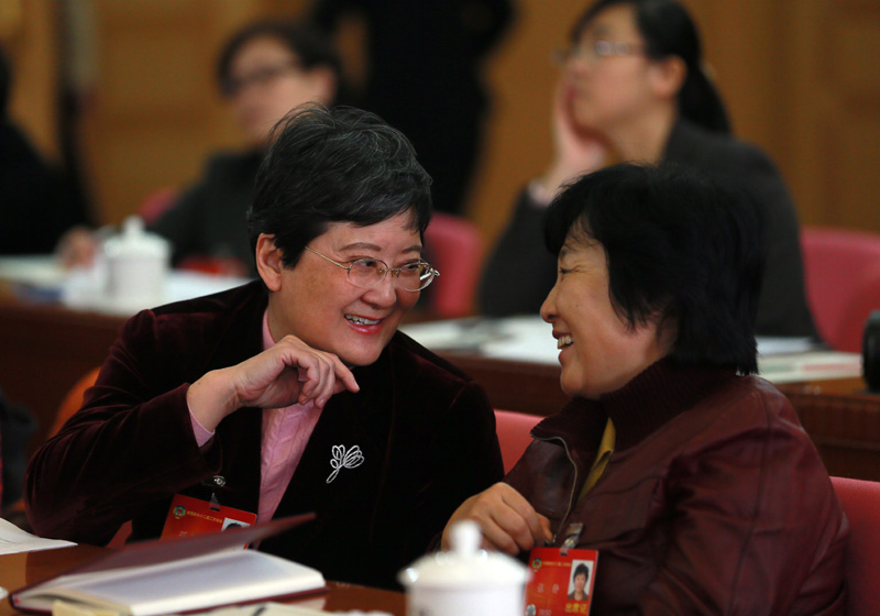 Political advisers mark Women's Day