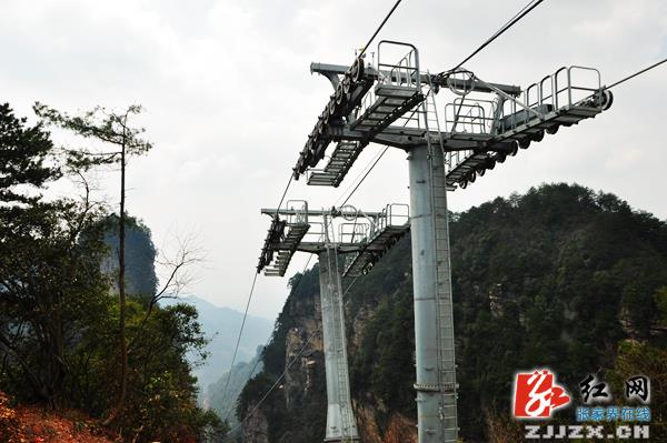 杨家界索道工程进入尾声  观赏张家界峰墙奇观“近在咫尺”