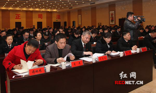 动员大会现场。