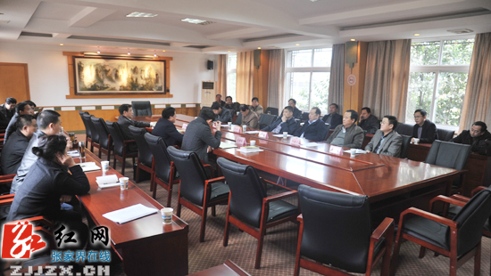 蒋益民一行到张家界市调研住房和城乡建设工作