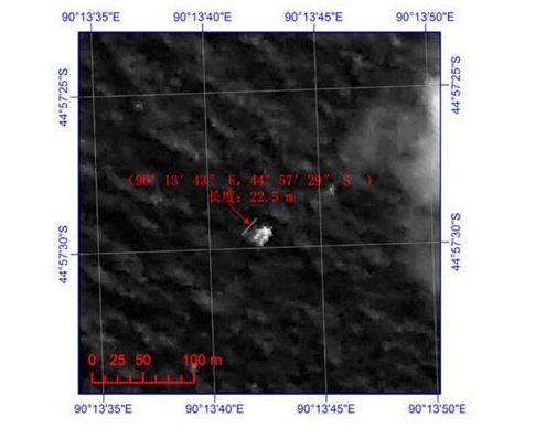 我国卫星发现长22米宽13米疑似漂浮物