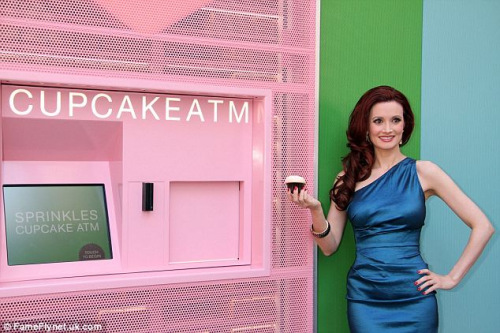 甜点ATM：24小时纸杯蛋糕售卖机纽约开张（图）