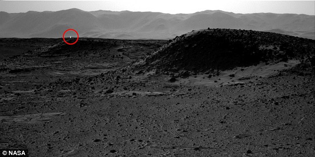 “好奇”号最新照片显示火星有“亮点”（图片来源：英国媒体/中国日报网）