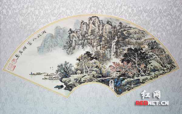 毛国保李湘君马溆阳中国画展在长沙开幕(图)