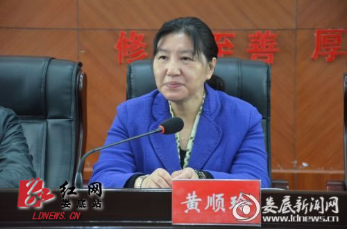 湖南省卫生厅副厅长黄顺玲讲话