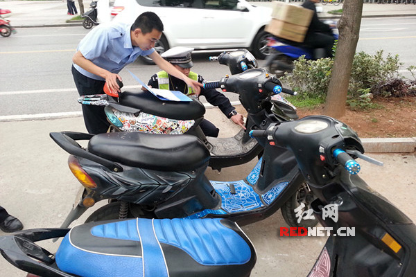 查获的摩托车